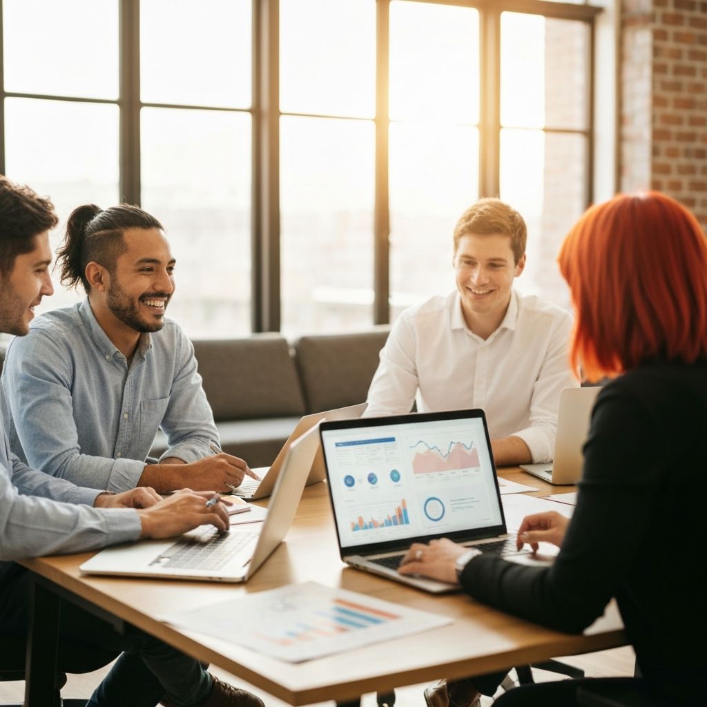 צוות TKV עובד על קמפיינים בגוגל